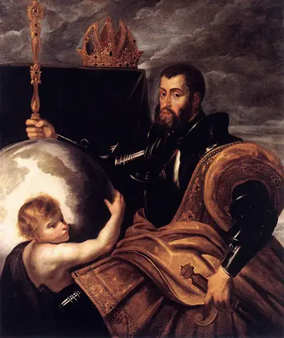 Allegory on Emperor Charles as Ruler of Vast Realms Peter Paul Rubens